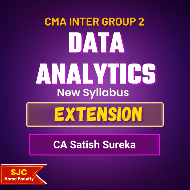CMA Inter Course Extension For - Data Analytics (Group 2)