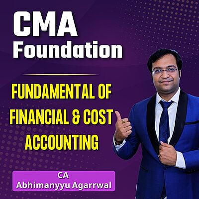 CMA Foundation Accounting (Paper 2) By CA Abhimanyyu Agarrwal